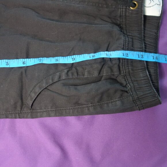 Kuwallatee Men's KUL-S1634 Design in Canada Black Chino Shorts Size M - Picture 5 of 14